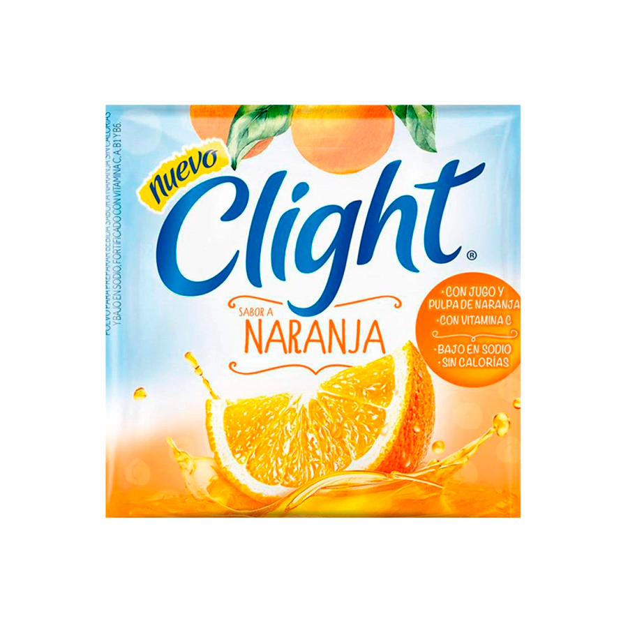 JUGO E/SOBRE CLIGHT NARANJA